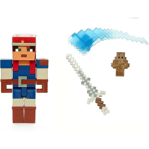 Minecraft Dungeons - Valorie 3.25-Inch Collectible Battle Action Figure - Picture 2 of 6